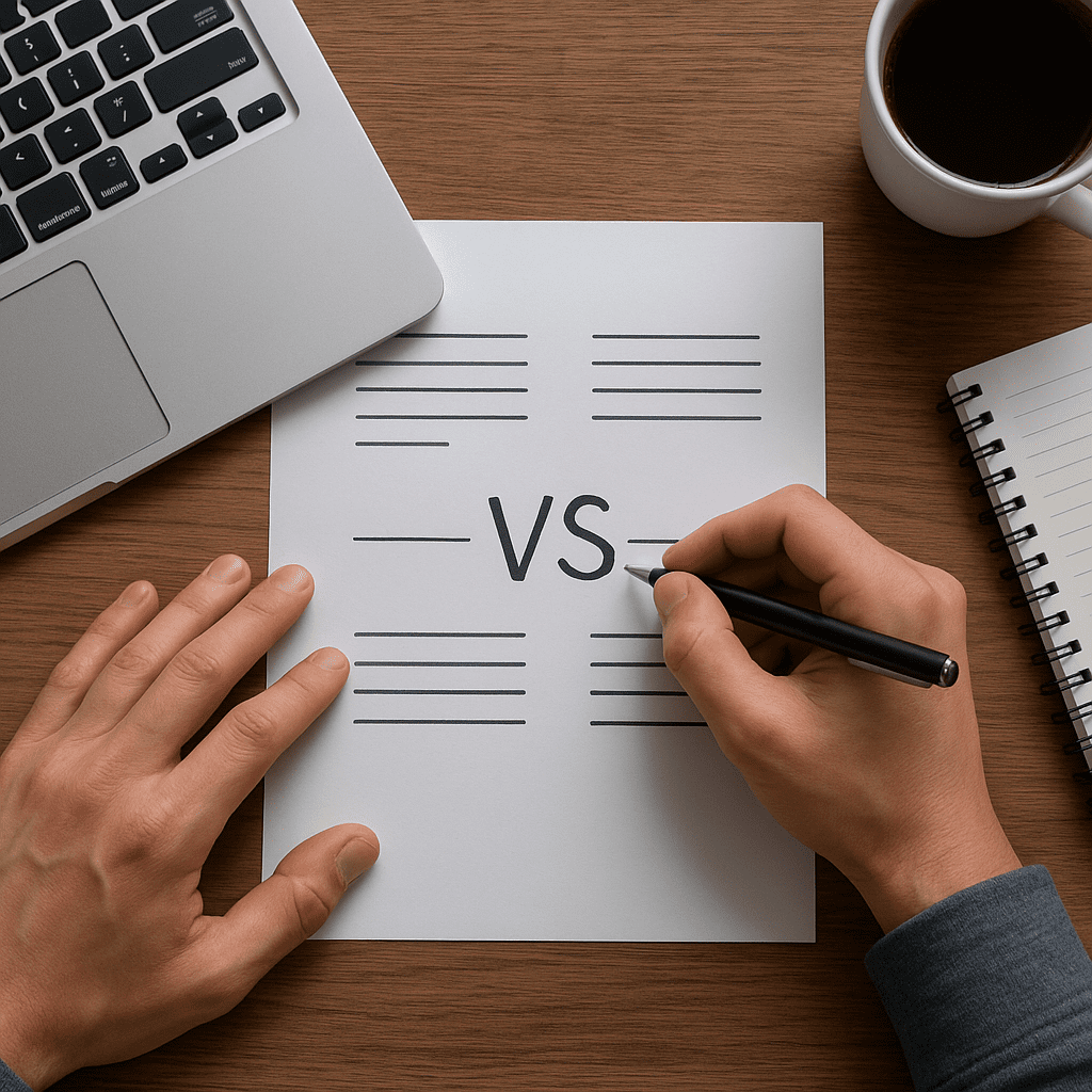 Jak pisać artykuły porównawcze